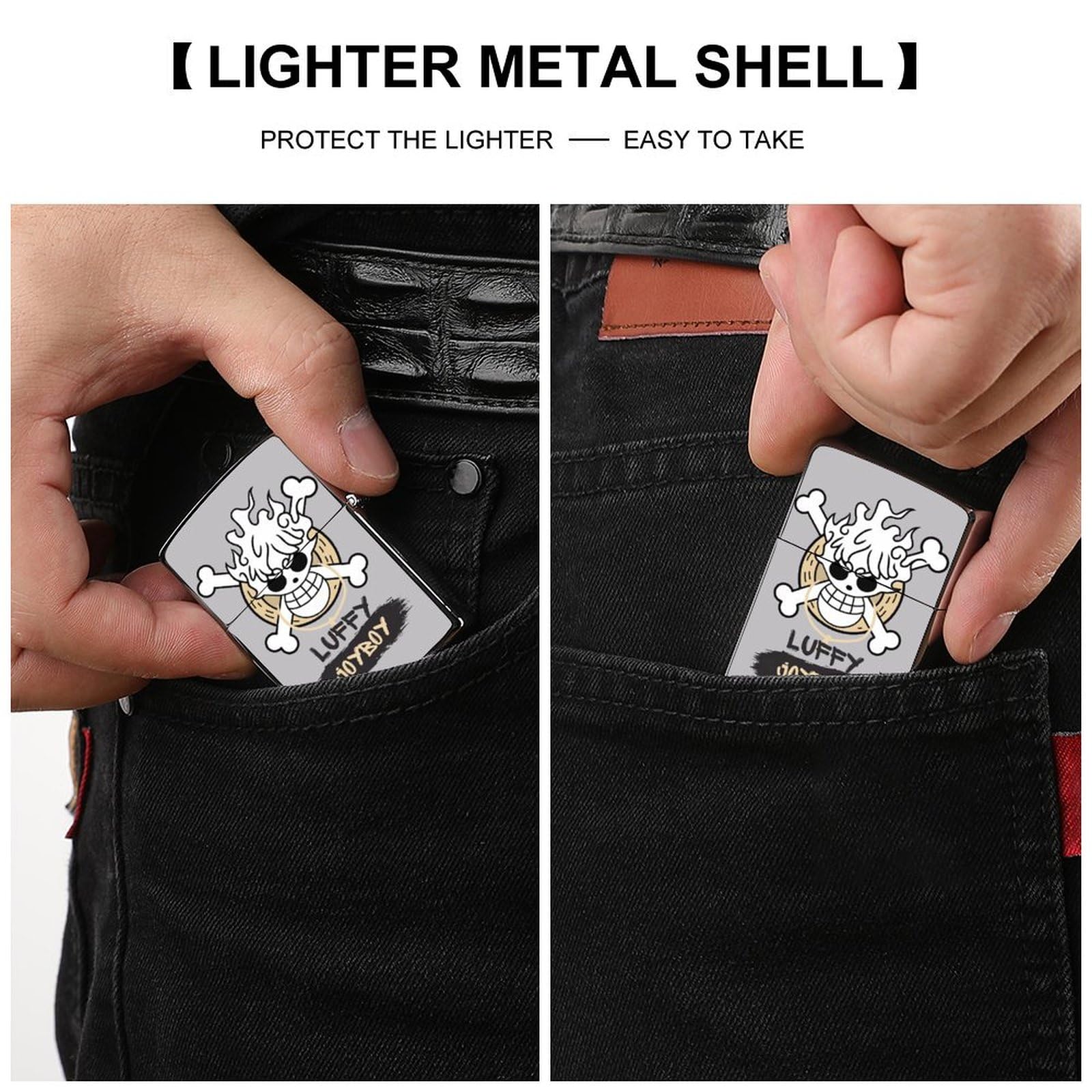 Amazon.co.jp: ライターケース ワンピース ONE PIECE ルフィ ギア5